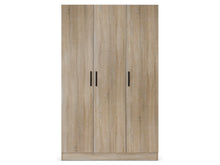 Load image into Gallery viewer, Bram 3 Door Wardrobe Cabinet - Oak