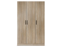 Load image into Gallery viewer, Bram 3 Door Wardrobe Cabinet - Oak
