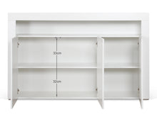 Load image into Gallery viewer, Shiel Sideboard LED Buffet Table Cabinet - White