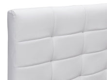 Load image into Gallery viewer, Augusta King PU Bed Frame - White