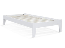 Load image into Gallery viewer, Meri Single Wooden Bed Frame - White