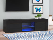 Load image into Gallery viewer, Maize 1.3m LED Entertainment Unit - Black