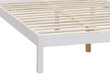 Load image into Gallery viewer, Baker Double Wooden Bed Frame - White
