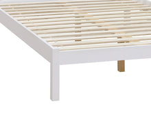 Load image into Gallery viewer, Baker Double Wooden Bed Frame - White