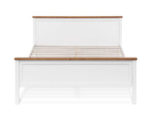 Load image into Gallery viewer, Kamet Double Wooden Bed Frame - White