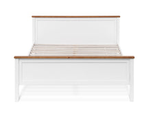 Load image into Gallery viewer, Kamet Double Wooden Bed Frame - White