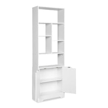 Load image into Gallery viewer, Formo Bookshelf Storage Cabinet - White