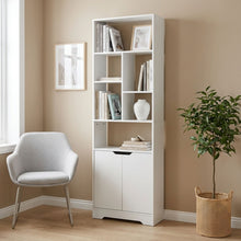 Load image into Gallery viewer, Formo Bookshelf Storage Cabinet - White