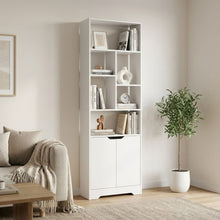 Load image into Gallery viewer, Formo Bookshelf Storage Cabinet - White