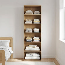 Load image into Gallery viewer, PAYETTE 6 Shelf Wardrobe - OAK (p1=0.043m - 17.5kg)(p2=0.043m - 16.0kg)(T=0.086m - 33.5kg)