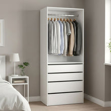 Load image into Gallery viewer, Delta 4 Drawer Wide Wardrobe - White