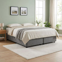 Load image into Gallery viewer, Vinson Fabric King Split Bed Base - Grey