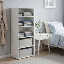 Load image into Gallery viewer, N-23957-payette-5-shelf-wardrobe-white-2601096
