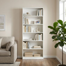 Load image into Gallery viewer, Nivo 6 Tier Bookshelf Display Shelf - White