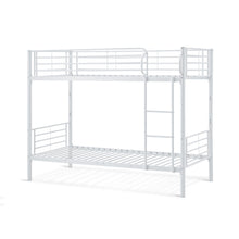 Load image into Gallery viewer, Owen Single Metal Bunk Bed Frame - White