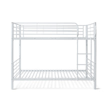 Load image into Gallery viewer, Owen Single Metal Bunk Bed Frame - White