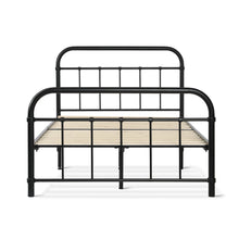 Load image into Gallery viewer, Taylor King Single Metal Bed Frame - Black