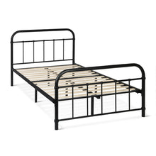 Load image into Gallery viewer, Taylor King Single Metal Bed Frame - Black