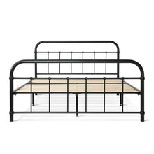 Load image into Gallery viewer, 23012_taylor_double_metal_bed_frame_-_black_5_0719e332-03b5-4fd8-8298-4ef41ea79e6b