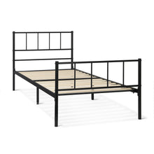 Load image into Gallery viewer, Keira Single Metal Bed Frame - Black