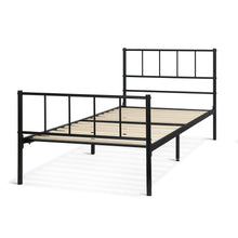Load image into Gallery viewer, Keira Single Metal Bed Frame - Black