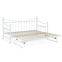 Load image into Gallery viewer, 23023-23023a_hartz_single_metal_trundle_bed_frame_-_white_14_423a0bd4-3b62-449c-bb42-0497cb890271
