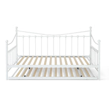 Load image into Gallery viewer, 23023-23023a_hartz_single_metal_trundle_bed_frame_-_white_7_6aa9c4e2-2795-46e6-aa2e-e9c4015eb8e5