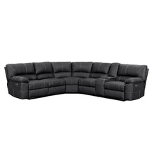 Load image into Gallery viewer, 23024_kingston_electric_recliner_corner_sofa_-_black_2_f3774083-f4c4-4a51-aa4a-1cd6d1d48e73