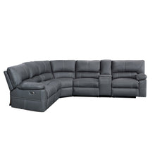 Load image into Gallery viewer, 23025_kingston_electric_recliner_corner_sofa_-_grey_4_f51b290e-b0ca-4ea1-9906-b63971e58dbf
