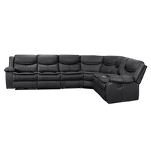 Load image into Gallery viewer, Mandan Electric Recliner Corner Sofa - Black
