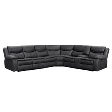 Load image into Gallery viewer, Mandan Electric Recliner Corner Sofa - Black