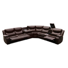 Load image into Gallery viewer, 23029_mandan_manual_recliner_corner_sofa_-_brown_4_08faab83-e4bf-46e5-8043-7f24cc3e27a6