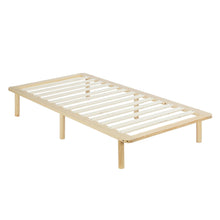 Load image into Gallery viewer, 23107_ohio_single_wooden_bed_base_natural_1_977af1dd-0660-48fd-a305-9fedf4351a9f