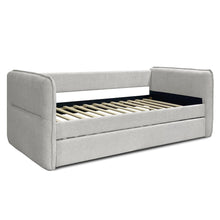 Load image into Gallery viewer, 23146_joyce_single_trundle_bed_frame_-_pearl_2_6dbf7a5d-f8c3-4875-a238-5ffa4409541a