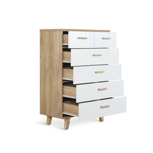 Load image into Gallery viewer, 22148-alton_tallboy_6_drawers_-_natural_white_-5_1_4ed77647-852f-431c-9d91-b0b1ab1c1730