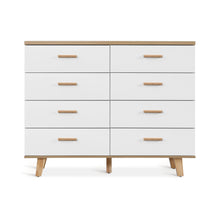 Load image into Gallery viewer, Alton Low Boy 8 Drawers - Natural + White