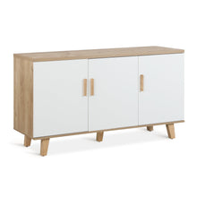 Load image into Gallery viewer, Alton Sideboard Buffet Table - Natural + White