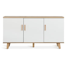 Load image into Gallery viewer, Alton Sideboard Buffet Table - Natural+White