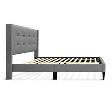Load image into Gallery viewer, 23178_sealy_double_bed_frame_-_light_grey_19_c698d335-9134-44ac-848a-2ea956aa4a4e