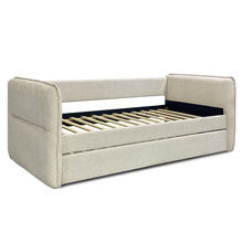 Load image into Gallery viewer, Joyce Single Trundle Bed Frame - Oat White