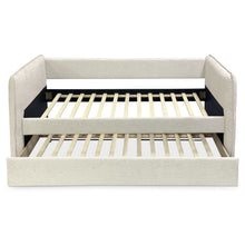 Load image into Gallery viewer, Joyce Single Trundle Bed Frame - Oat White