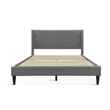 Load image into Gallery viewer, Bassie Double Bed Frame - Light Grey