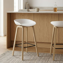 Load image into Gallery viewer, 21857-kai-bar-stool-metal-barstool-75cm-white-26011313