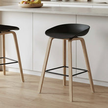 Load image into Gallery viewer, 24232-kai-metal-bar-stool-65cm-black-26011315