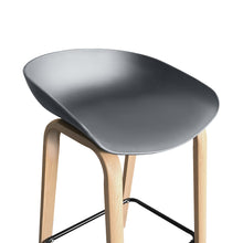 Load image into Gallery viewer, 24233-kai-bar-stool-metal-barstool-65cm-grey-2601134