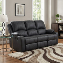 Load image into Gallery viewer, Marton Manual 3 Seater Recliner Sofa - Black