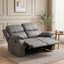 Load image into Gallery viewer, re-23026-B-Wilson-Manual-2-Seater-Recliner-Sofa-Grey-4