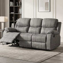 Load image into Gallery viewer, Wilson Manual 3 Seater Recliner Sofa - Grey