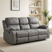 Load image into Gallery viewer, Wilson Manual 3 Seater Recliner Sofa - Grey