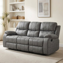 Load image into Gallery viewer, Wilson Manual 3 Seater Recliner Sofa - Grey